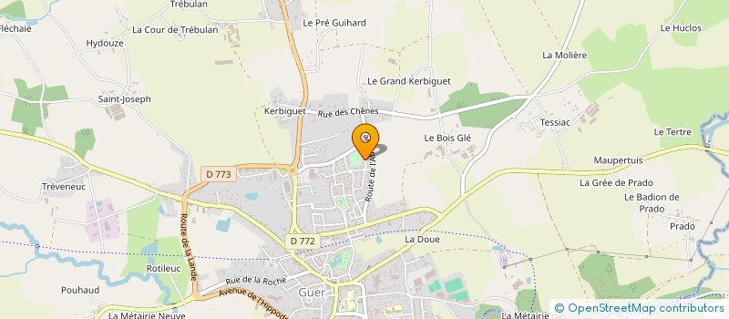 localisation de l'entreprise BREIZH SPRAYER CONTROLE  GUER