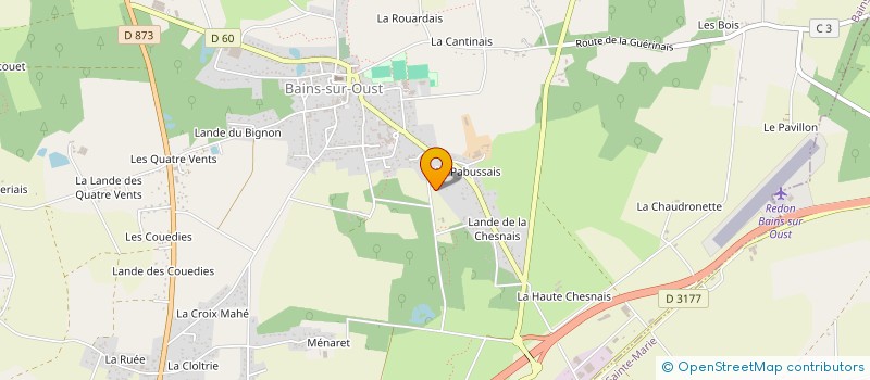 localisation de l'entreprise BREIZH TA CLE à BAINS-SUR-OUST