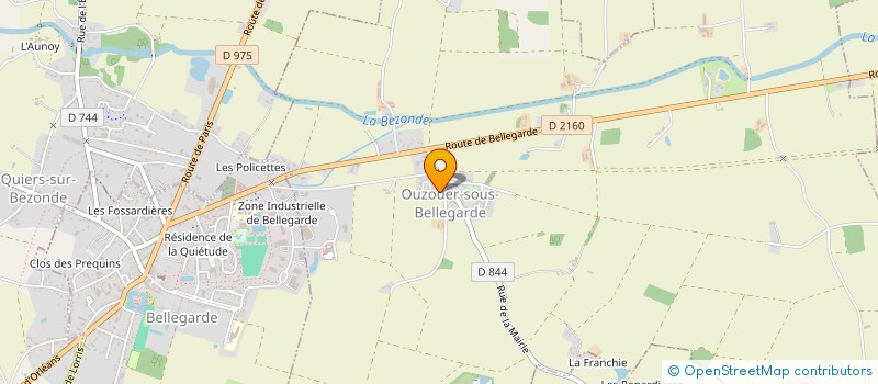 localisation de l'entreprise BREIZH THERMIQUE  OUZOUER-SOUS-BELLEGARDE