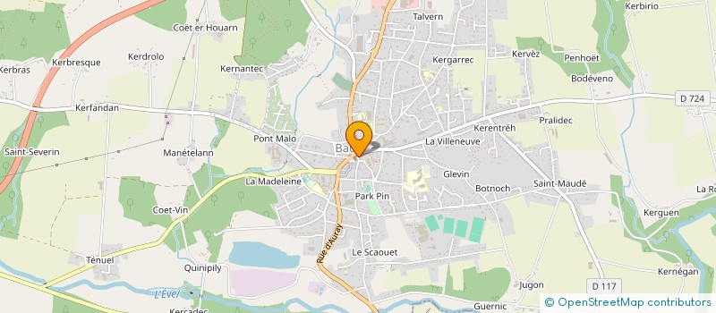 localisation de l'entreprise BREIZH TOGO à BAUD