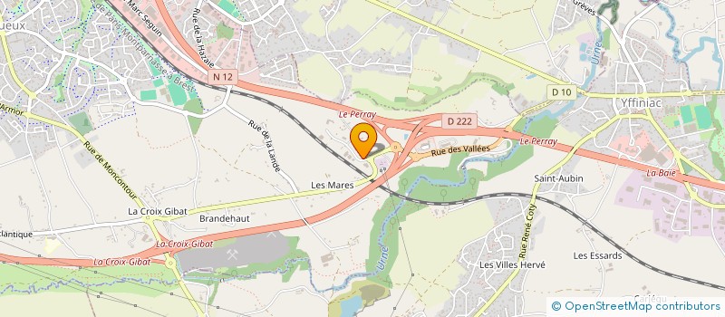 localisation de l'entreprise BREIZH TOIT 22  TREGUEUX