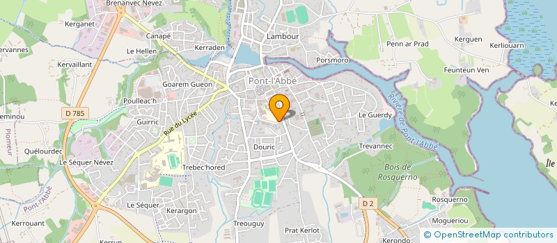 localisation de l'entreprise BREIZH TROTTERS à PONT-L'ABBE