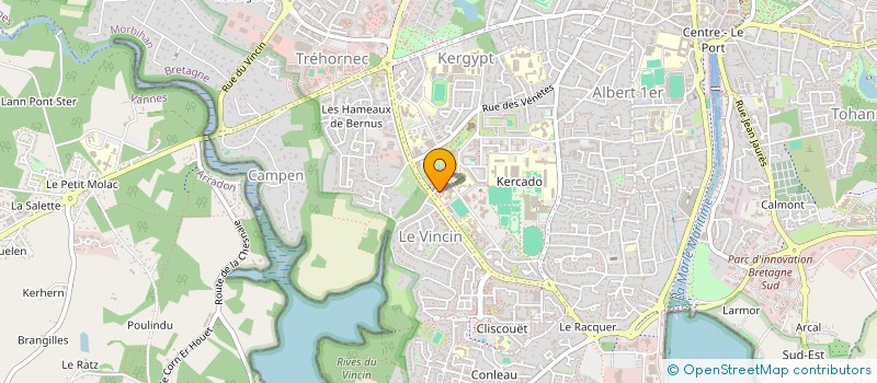 localisation de l'entreprise BREIZH UKRAINE SOLIDAIRE à VANNES