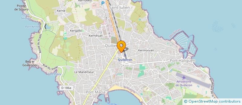 localisation de l'entreprise BREIZH VAGAP ATAO à QUIBERON