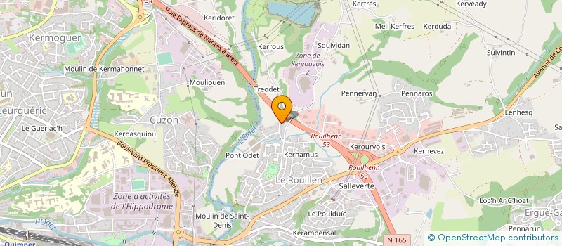 localisation de l'entreprise BREIZH VAN à ERGUE-GABERIC