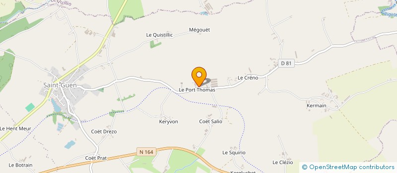 localisation de l'entreprise BREIZH VAPE  GUERLEDAN