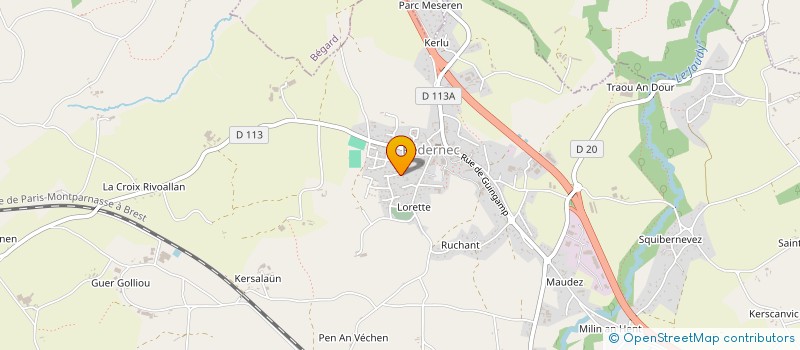 localisation de l'entreprise BREIZH-YOGIZEN  PEDERNEC