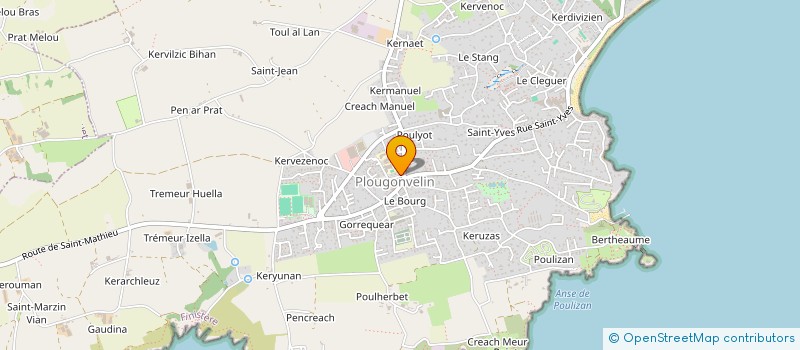 localisation de l'entreprise BREIZHBEIJO  PLOUGONVELIN