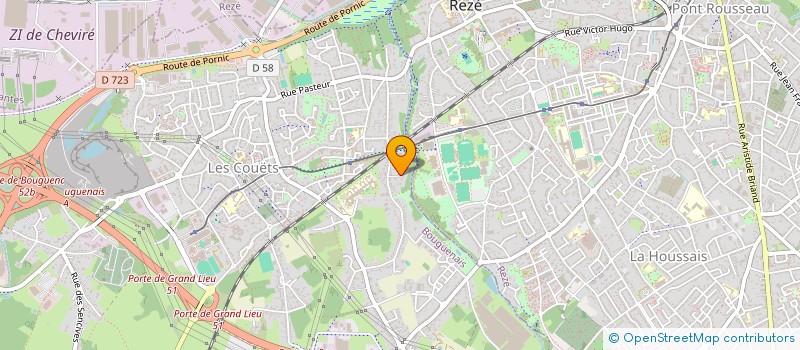 localisation de l'entreprise BREIZHCOAST à BOUGUENAIS