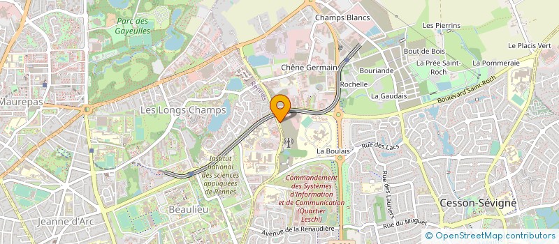 localisation de l'entreprise BREIZHENERGIE  CESSON-SEVIGNE