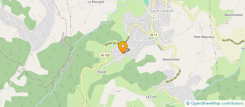 localisation de l'entreprise BREIZHEQUATEUR  SAINT-HEAND