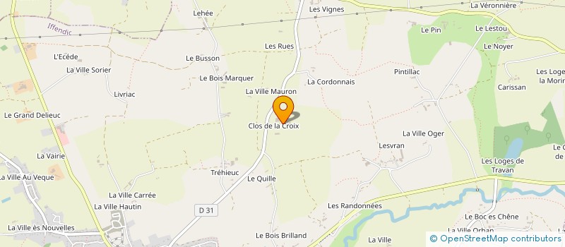 localisation de l'entreprise BREIZHIFF à IFFENDIC
