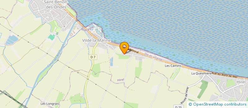 localisation de l'entreprise BREIZHIL  HIREL