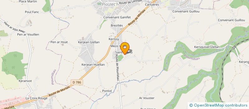 localisation de l'entreprise BREIZHIL IMMO  PLOULEC'H