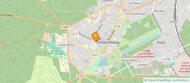 localisation de l'entreprise BREIZHIRONDELLE à FONTAINEBLEAU