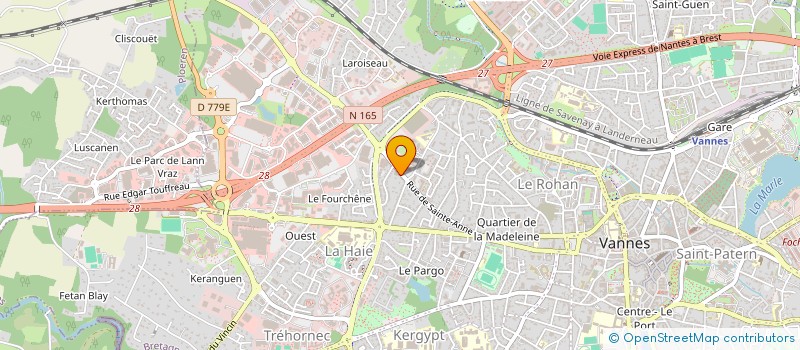 localisation de l'entreprise BREIZHLIFE à VANNES