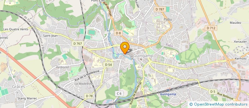 localisation de l'entreprise BREIZHMYPHONE à GUINGAMP
