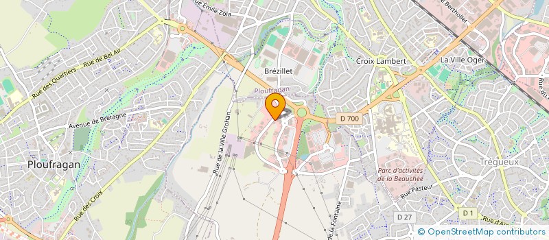 localisation de l'entreprise BREIZHREV  YFFINIAC