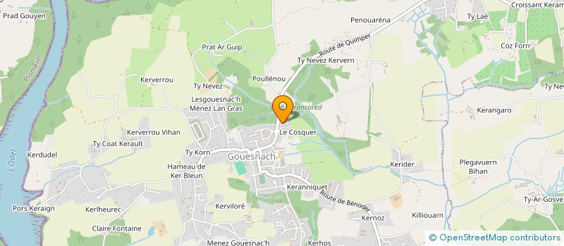 localisation de l'entreprise BREIZHSFM  GOUESNACH