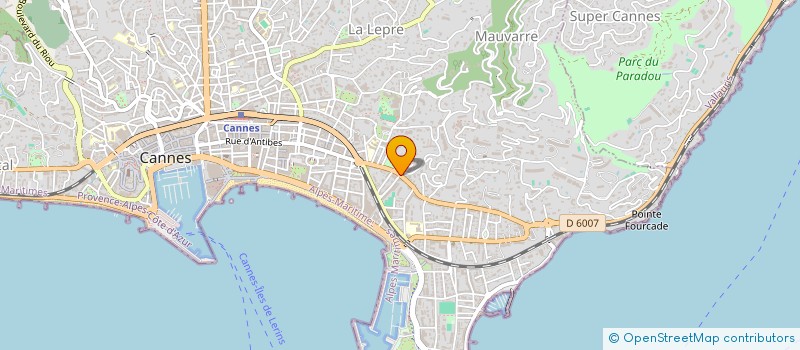 localisation de l'entreprise BREJON RIVIERA IMMOBILIER à CANNES