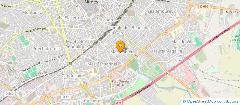 localisation de l'entreprise BREJON SPORTS à NIMES