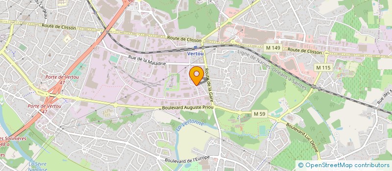 localisation de l'entreprise BREKA  VERTOU