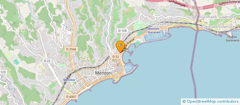 localisation de l'entreprise BRELAN à MENTON