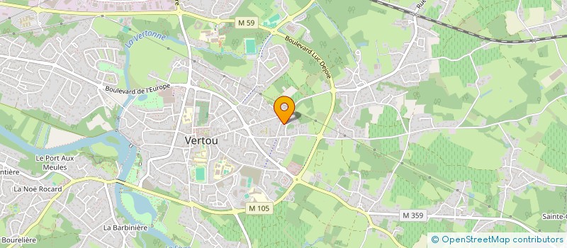 localisation de l'entreprise BRELET2A  VERTOU