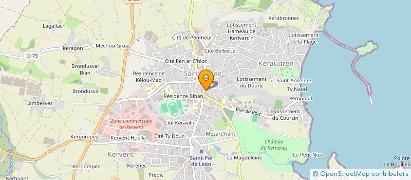 localisation de l'entreprise BRELOR à SAINT-POL-DE-LEON