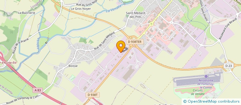 localisation de l'entreprise BREM O ENERGIE à FONTENAY-LE-COMTE