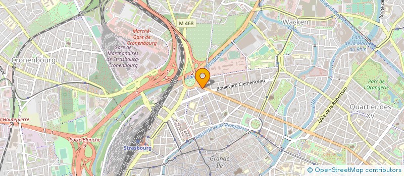 localisation de l'entreprise BREMA BEAUTE à STRASBOURG