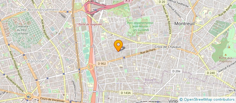 localisation de l'entreprise BREMA CONSULTING  MONTREUIL