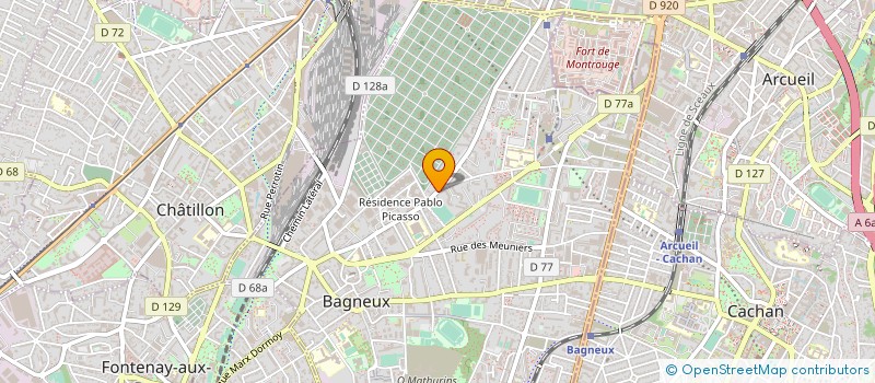 localisation de l'entreprise BREMART ET CIE à BAGNEUX