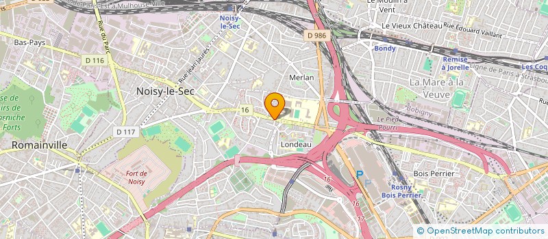 localisation de l'entreprise BREMENT TRANSPORT à NOISY-LE-SEC