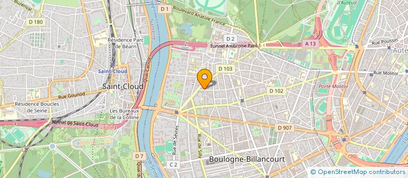 localisation de l'entreprise BREMLINE à BOULOGNE-BILLANCOURT