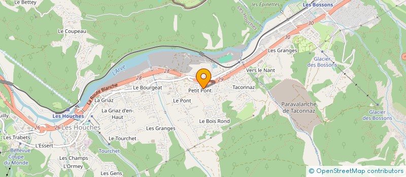 localisation de l'entreprise BREMOND AUDIT à LES HOUCHES