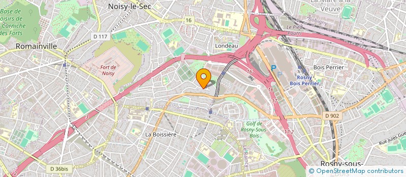 localisation de l'entreprise BRENA à NOISY-LE-SEC