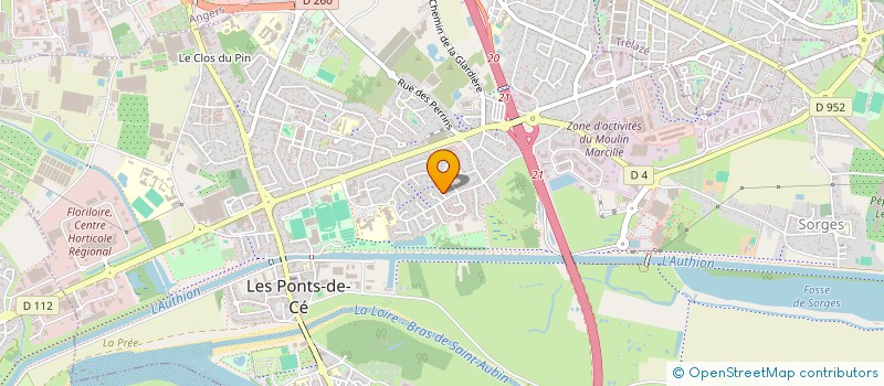 localisation de l'entreprise BRENANS  LES PONTS-DE-CE