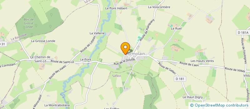 localisation de l'entreprise BRENDA DECOR  CORMOLAIN