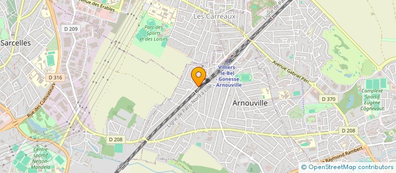 localisation de l'entreprise BRENE CHVTC  ARNOUVILLE