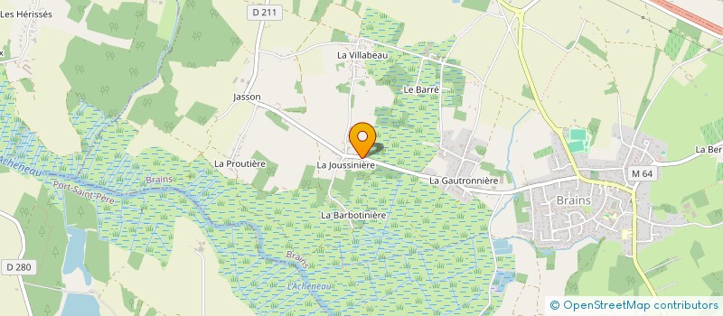 localisation de l'entreprise BRENELIA à BRAINS