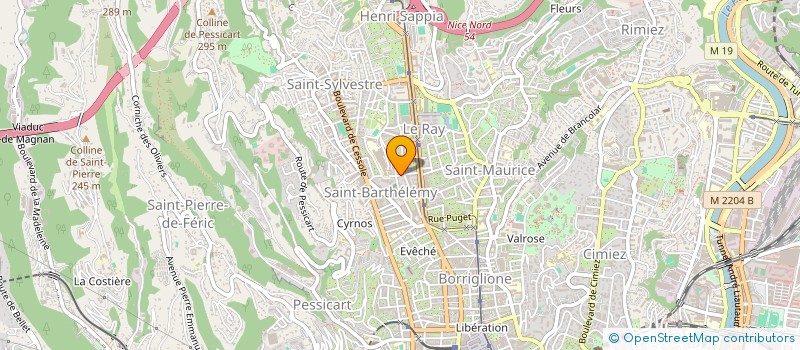 localisation de l'entreprise BRENER M ET BILSKI J à NICE