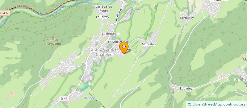 localisation de l'entreprise BRENEY  GRAND'COMBE-CHATELEU