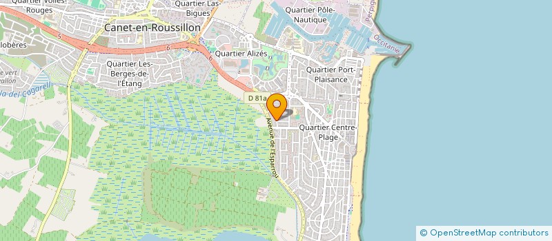 localisation de l'entreprise BRENGUES INVESTISSEMENTS à CANET-EN-ROUSSILLON