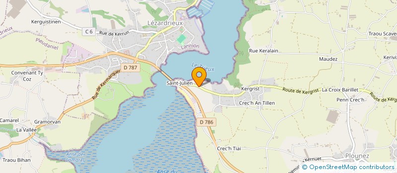 localisation de l'entreprise BRENIER  PAIMPOL