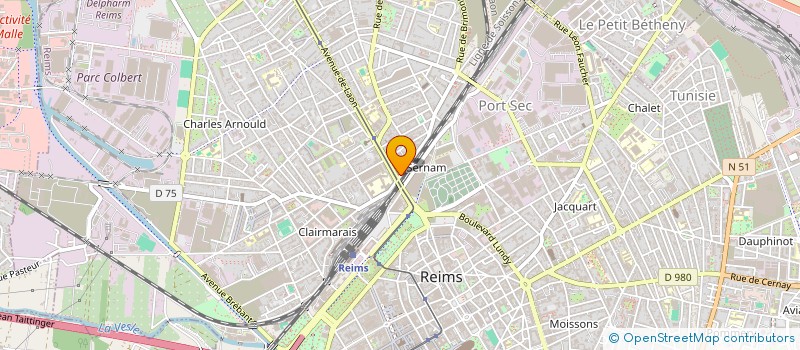 localisation de l'entreprise BRENIERE PROMOTION à REIMS