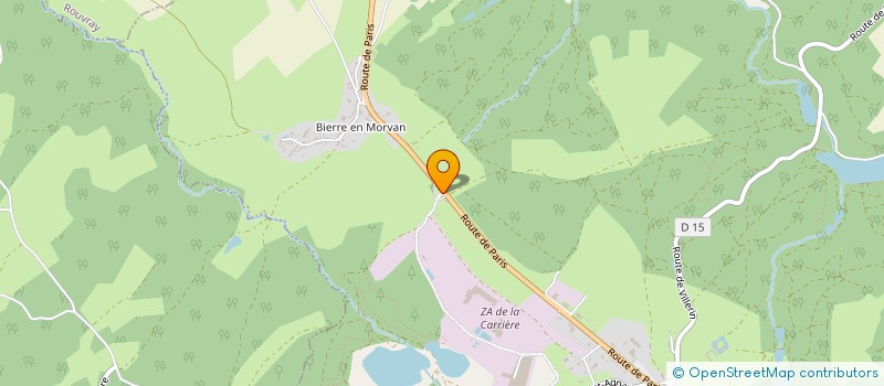 localisation de l'entreprise BRENIL ENERGIES RENOUVELABLES PAR SIGLE B.E.R. à LA ROCHE-EN-BRENIL