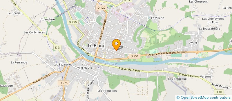 localisation de l'entreprise BRENN'FITNESS à LE BLANC