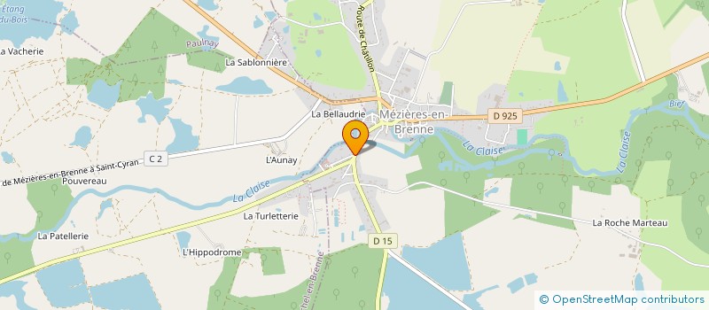 localisation de l'entreprise BRENNE AUTO SERVICES à MEZIERES-EN-BRENNE