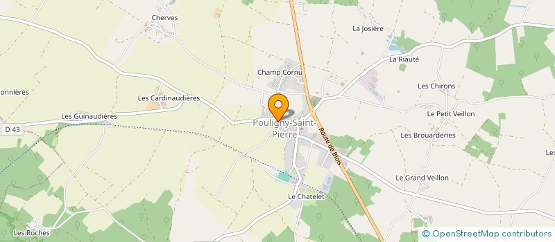 localisation de l'entreprise BRENNE POKER CLUB à POULIGNY-SAINT-PIERRE